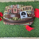 Printed Jute Multi Color Cosmetic Pouch-1