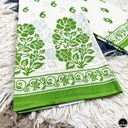 Soft Mul Mul Cotton Saree (White) best for summer season-0