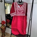 Pure Cotton Dhakai Jamdani Kurti for Women-0
