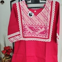Pure Cotton Dhakai Jamdani Kurti for Women-1