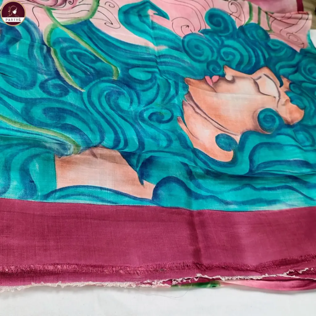 Murshidabad Hand-Painted Pure Silk Saree.webp