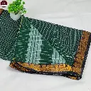 Green Pure South Cotton Check Saree.webp