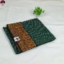 Green Pure South Cotton Check Saree.webp