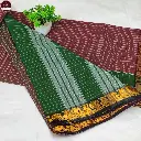 Pure South Cotton Check Saree in Maroon with Zari Border.webp