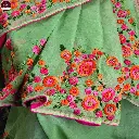 Tusser-embroidery-green-saree-with-bp (4).webp