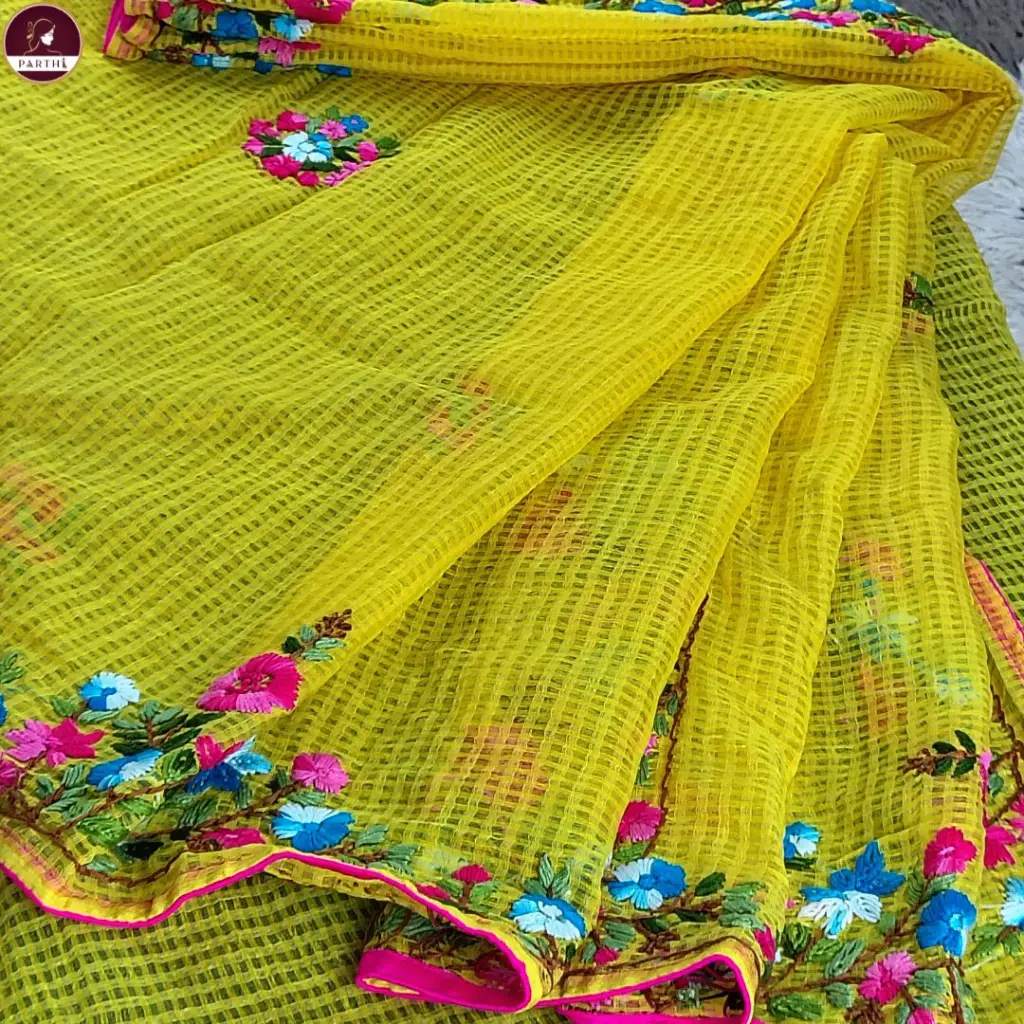yellow- handwork-embroidery-kota-with blouse piece (5).webp