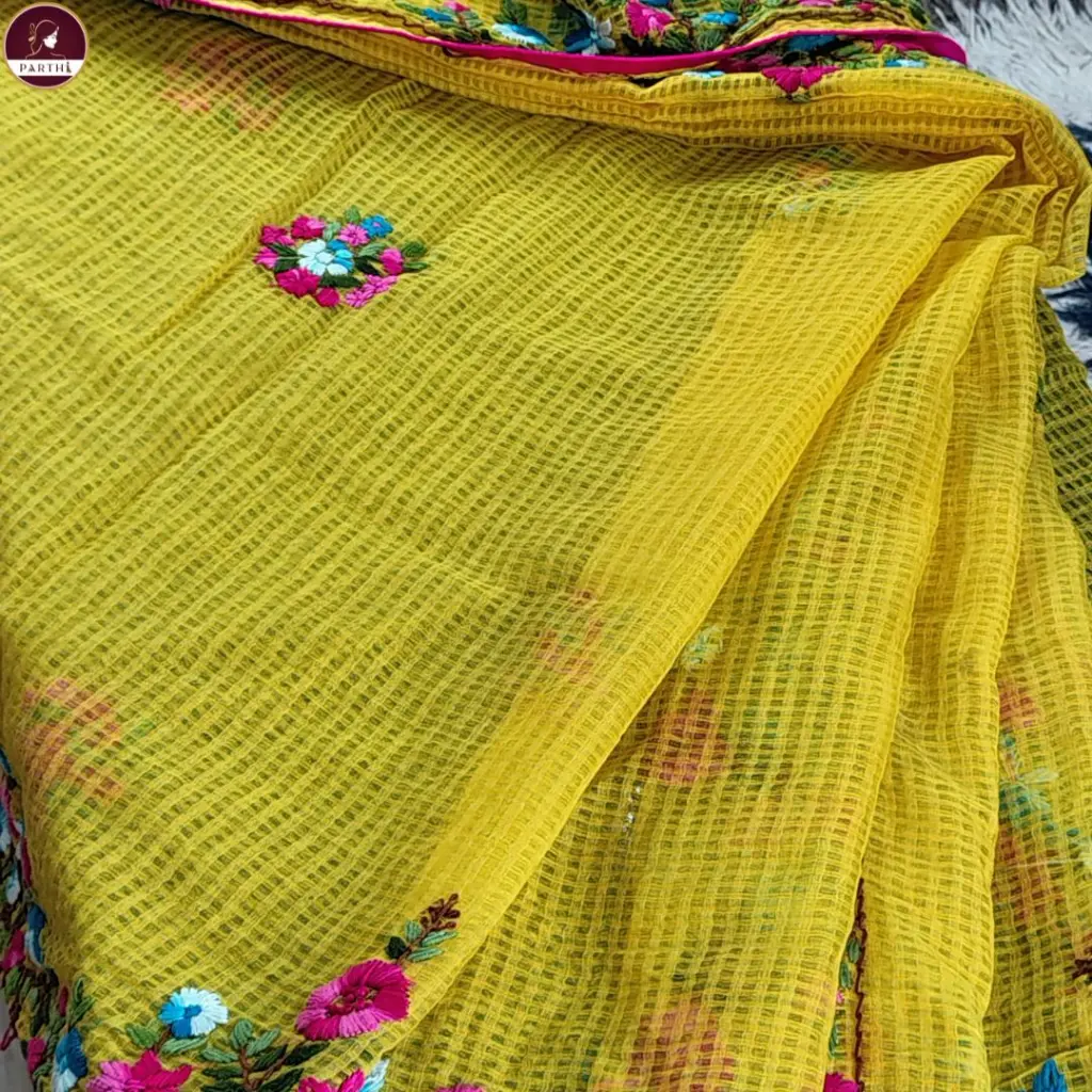 yellow- handwork-embroidery-kota-with blouse piece (4).webp
