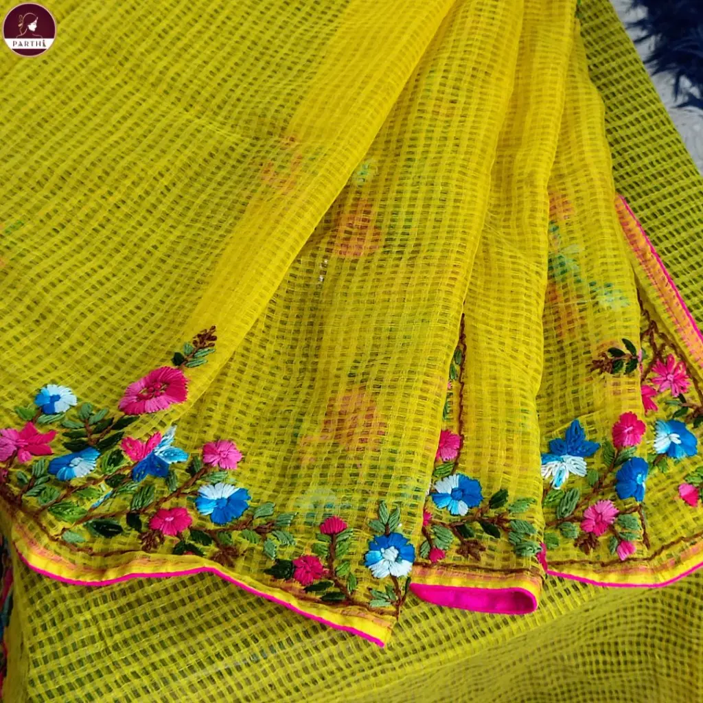 yellow- handwork-embroidery-kota-with blouse piece (2).webp