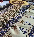 Kalamkari Modal Silk Saree with Blouse Piece – Brown-Blue, Vegetable Dyed 2.webp