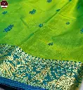 Green-Kanchpuram-with-zari-border 2.webp