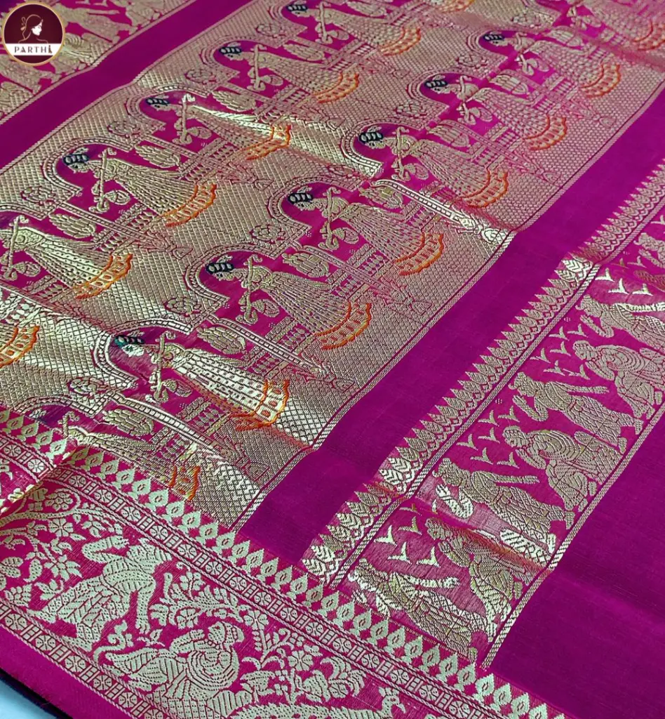 Blue-Kanchpuram-with-zari-border 4.webp