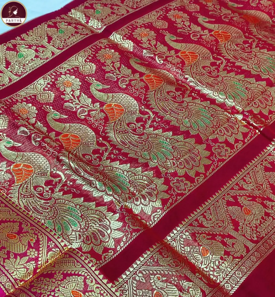 Deep-Green-Kanchpuram-with-zari-border 4.webp