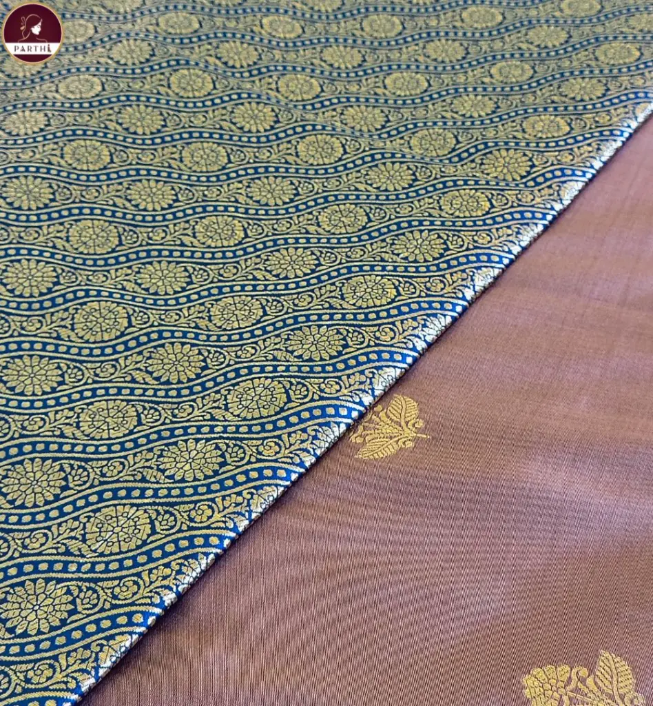 Brown-Katan-Banarashi-Silk-with-zari-border 3.webp