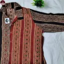 Handloom Cotton Printed Shirt for Women-Ethnic Casual & Office Wear (Free Size)