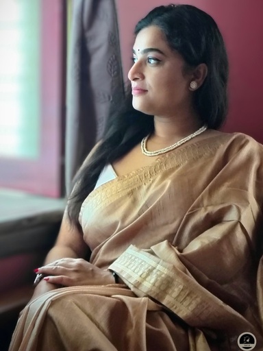 Bhagalpuri Daily Wear Saree, Plain Biscuit Colour Body with Designed Border, Comforable for Summer