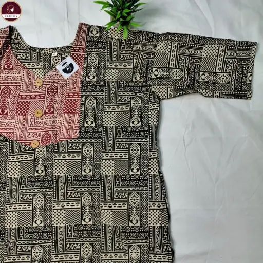 Pure Cotton Printed Daily Wear Short Kurti for Women- Casual Wear for Summer