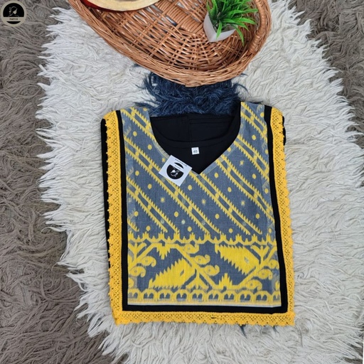 Pure Cotton Dhakai Jamdani Kurti for Women